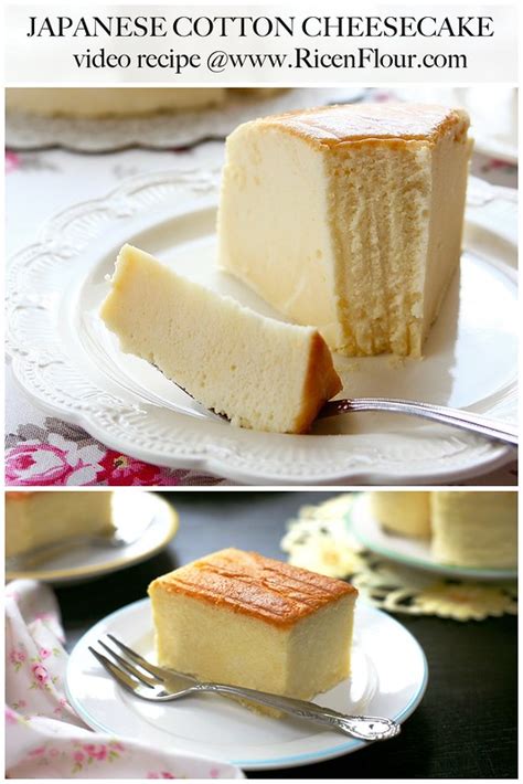 Video Authentic Japanese Cotton Cheesecake Recipe Cheese Soufflé Recipe Rice N Flour