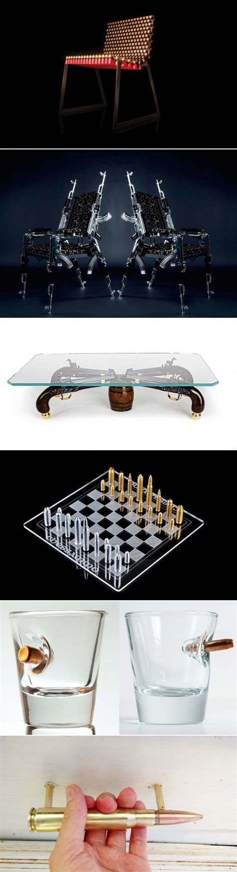 Cool Ideas For Weapon Inspired Furniture Lighting And Home Accessories Beach Decor Diy Home