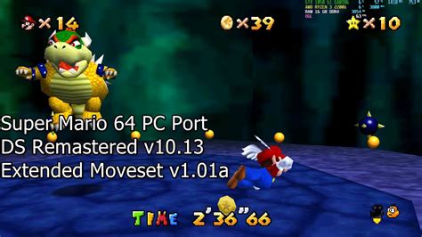 Super Mario 64 Pc Port Mod Super Mario 64 Ds Remastered V101320mod Extended Moveset V101a 60