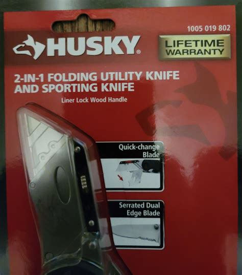 New Husky 2 In 1 Folding Utility Knife And Sporting Knife 1005019802