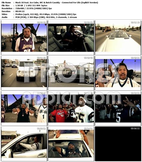 Mack 10 Feat Ice Cube Wc And Butch Cassidy Connected For Life Explicit Version Prores