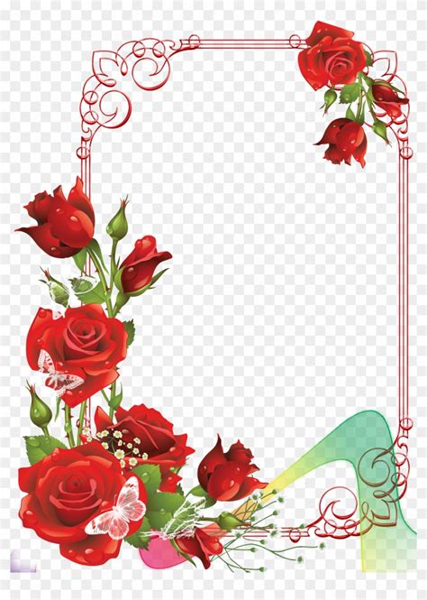 Clipart Rose Border Frame Free Infoupdate Org