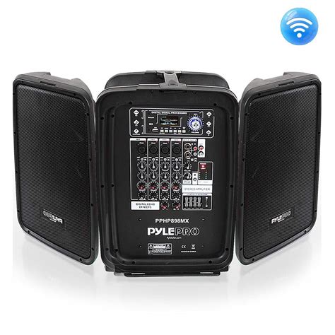 Buy Pyle Pphp Mx Bluetooth Pa Speaker Amplifier Mixer System Kit