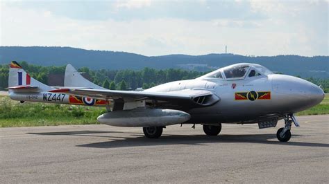 De Havilland F W Emmen DH 115 Vampire T 55 At Kjeller 2018 Flickr