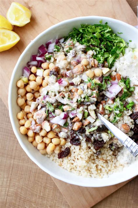 Brown Rice Salad With Italian Tahini Dressing The Conscientious Eater