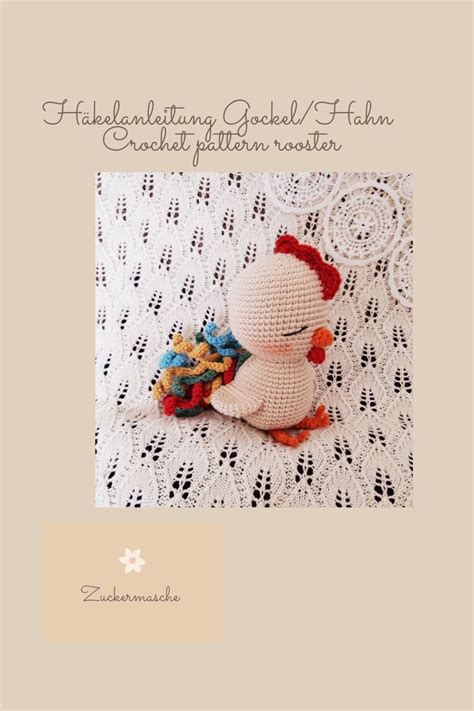 H Kelanleitung Hahn Gockel Korbinian Amigurumi Pdf Datei Crochet