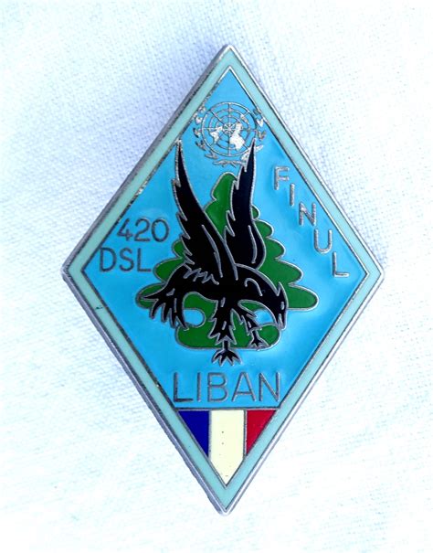 Insigne général 420 DSL Liban Opex Fabrication Delsart G 2676