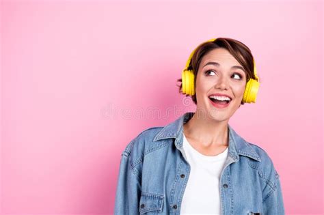 Photo Of Youngster Relaxed Girl Wear Denim Stylish Jacket Looking