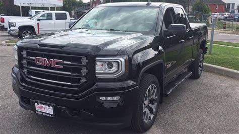 2018 Gmc Sierra 1500 Slt All Terrain Sunroof Heated Seats Black Oshawa On Stock 180061 Youtube