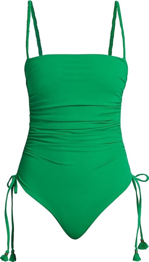 Johanna Ortiz Guardian Sun Ruched One Piece Swimsuit Shopstyle