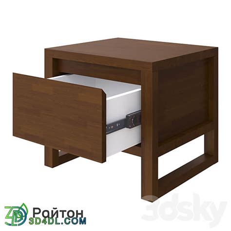 دانلود آبجکت Canada nightstand with drawer Sideboard Chest of drawer 3D