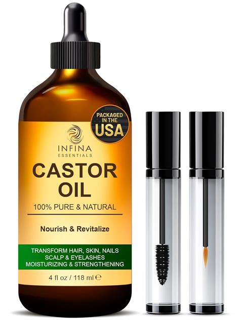 Amazon Infina Essentials Castor Oil Cold Pressed Unrefined