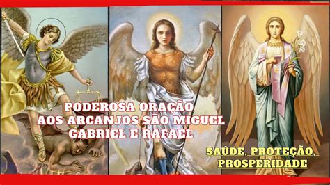 Ora O Aos Tr S Arcanjos Miguel Rafael E Gabriel Prote O