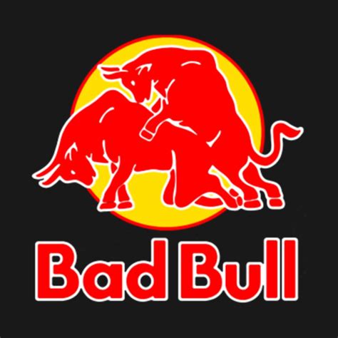 Bad Bull Funny Red Bull Logo Sex Graphic Parody - Parodys - T-Shirt ...