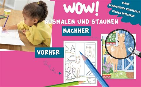 Zauberpapier Das Gro E Malbuch Pferde Und Ponys Entdecke