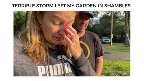 Terrible Storm Left My Garden In Shambles Youtube