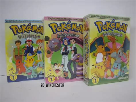 Pokemon Indigo League Complete Series Dvd Season 1 Episodes 1 26 27 52