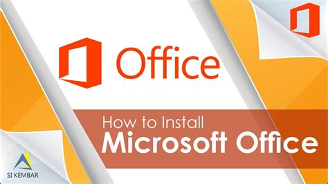 How To Install Microsoft Office On Windows Tutorial Cara