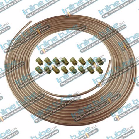 Copper Nickel Brake Line Tubing Kit Od Foot Coil Roll And