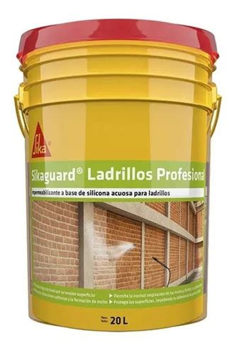 Sikaguard Ladrillos Profesional Impermeabilizante Lt Mm Mercadolibre