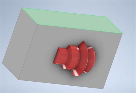 Cómo sustraer un cuerpo sólido de otro en una pieza de Inventor