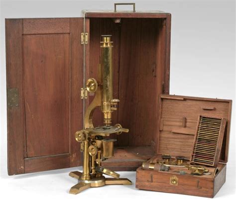 Pike Maker 518 Broadway New York No 120 Large Microscope With Lister Limb Made By Daniel