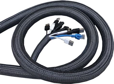 66ft 12 Inch Cable Sleeve Black Jacooxi Cable