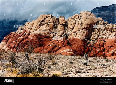 Rock Formation In The Red Rock Canyon National Conservation Area Near