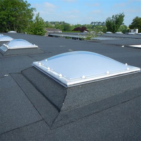 Em Dome Square Fixed Dome With Pvc Upstand The Skylight Company