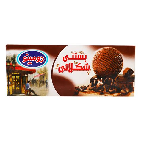 بستنی شکلاتی 1 لیتری دومینو پویاشاپ پویا شاپ
