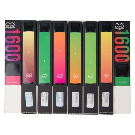 Puff Bar PUFF XXL Vape Pen 1600 Puffs Disposable Vape Starter Kit Pre