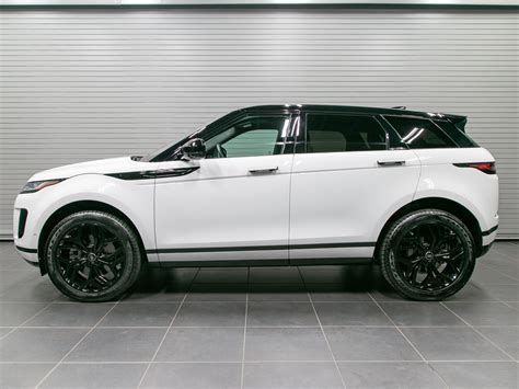 Range Rover Evoque White Black Rims