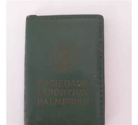 Antiga Carteirinha De Sócio Sociedade Esportiva Palmeiras MercadoLivre