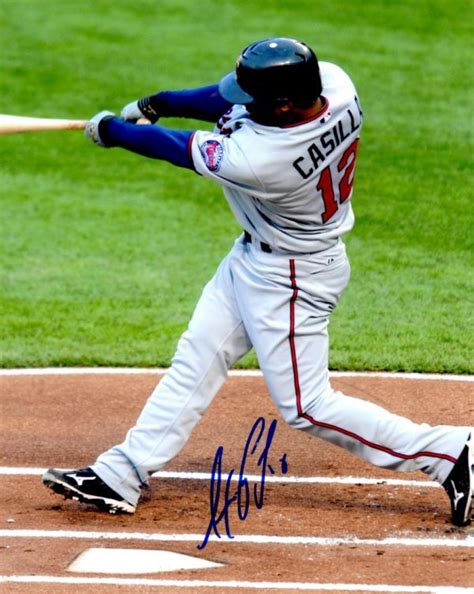 AUTOGRAPHED ALEXI CASILLA 8X10 Minnesota Twins Photo Main Line Autographs