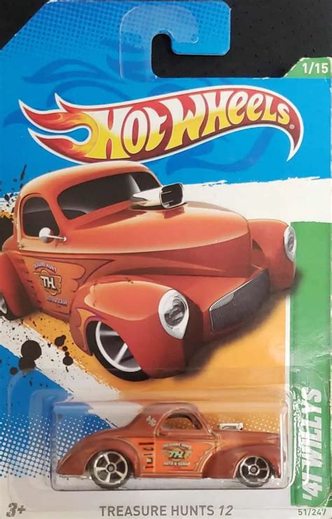 Embalagem Danificada T HUNT Hot Wheels Treasure Hunts Willys Universo Hot Wheels