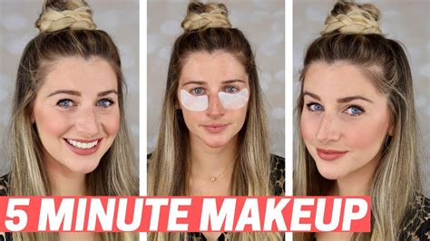 5 Minute Makeup Tutorial Quick And Easy Everyday Look Youtube