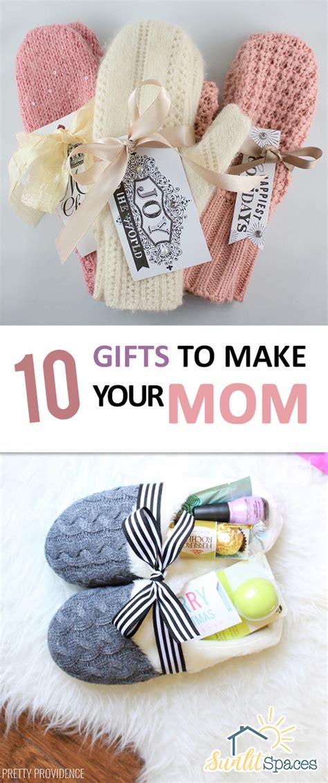 10 Gifts To Make Your Mom Sunlit Spaces DIY Home Decor Holiday