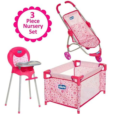 Baby Doll Furniture Gift Set, For Up To 18-Inch Dolls, 3 Piece Mega...