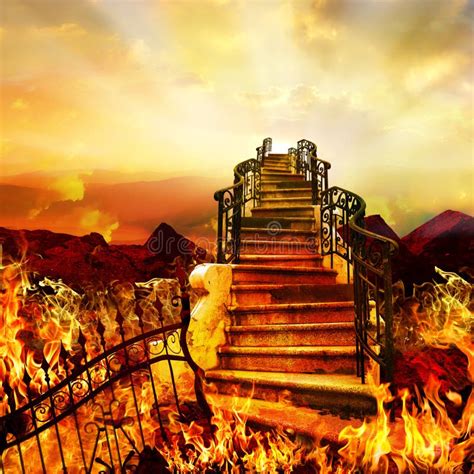 Road From Hell to Heaven stock image. Image of stairway - 63881093