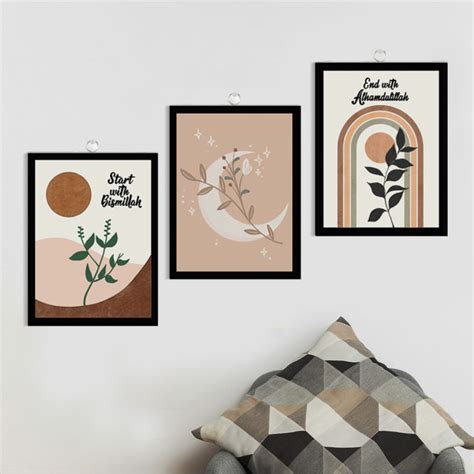 Hiasan Dinding Islami Ruang Tamu Kamar Tidur Islami Wall Decor Unik