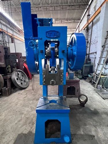 Power Source Mechanical Mild Steel C Type Power Press Ton Model