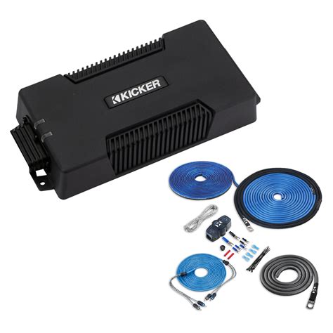 Kicker 48PXA4004 400W RMS Class D Monoblock Marine Amplifier With Kit