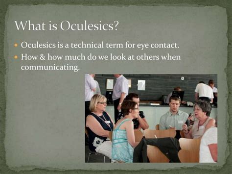 Oculesics