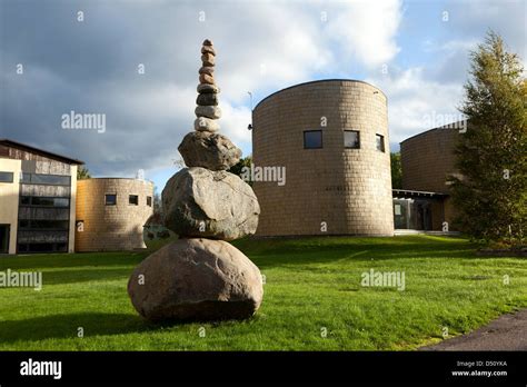 Viinistu, Estonia, stone sculpture at the art museum Viinistu Stock ...