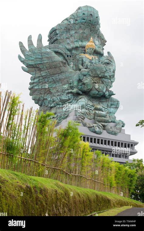 The Giant Garuda Wisnu Kencana Gwk Statue At The Gwk Cultural Park In