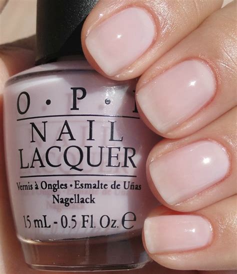 OPI NYC Ballet Soft Shades Collection Sheer Nails In Milky Pink