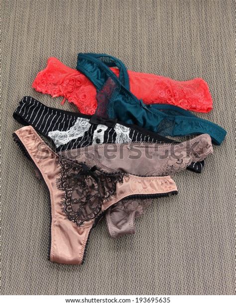 Sexy Women Lingerie Colorful Silk Panties Stock Photo Edit Now