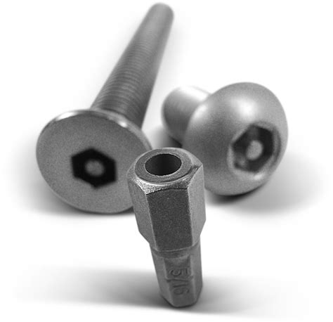 Vandal And Tamper Resistant Security Hex Screws With Hex Pins Bryce