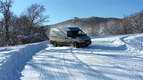 In Sweden Ford Transit Snow Drift Fwd Canvids