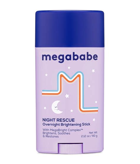 Megababe Night Rescue Overnight Stick Brightening And Soothing 212 Oz